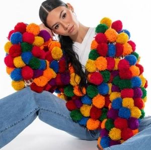 AKIRA pompom cardigan